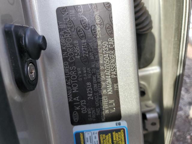 Photo 10 from auction – 2013 KIA OPTIMA HYB with VIN KNAGM4AD2D5042350