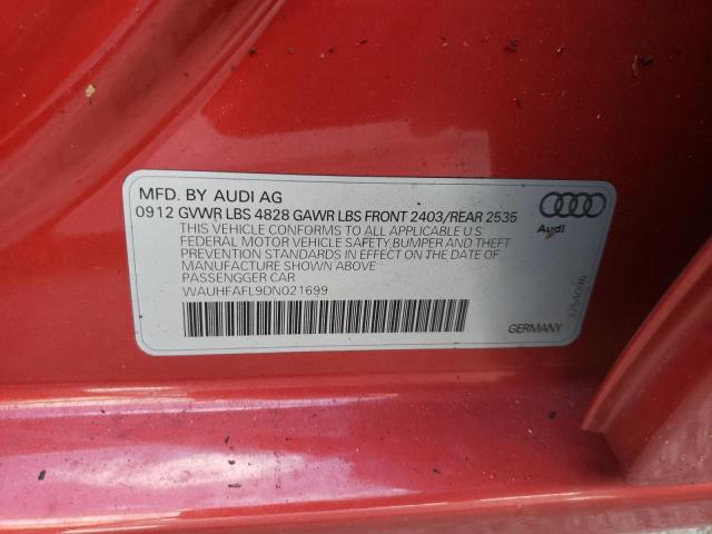 Photo 10 from auction – 2013 AUDI A4 PREMIUM with VIN WAUHFAFL9DN021699