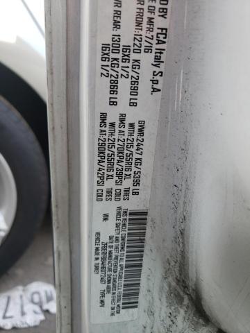 Photo 10 from auction – 2017 RAM PROMASTER with VIN ZFBERFBB4H6D72467