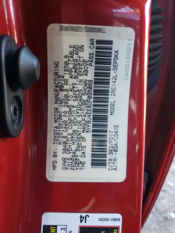 Photo 10 from auction – 2013 TOYOTA COROLLA BA with VIN 5YFBU4EE8DP095069