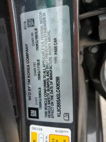 Photo 10 from auction – 2020 CHEVROLET SPARK LS with VIN KL8CB6SA5LC406299