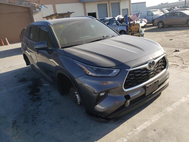 TOYOTA HIGHLANDER 2021 with VIN 5TDHZRAH1MS514900 - Photo from auction