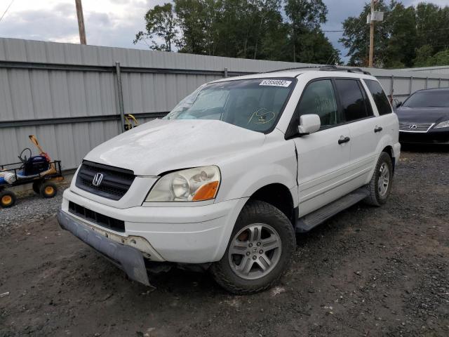 Photo 2 from auction – 2003 HONDA PILOT EXL with VIN 2HKYF18593H553504