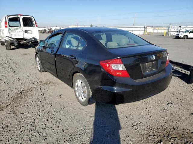 Photo 3 from auction – 2012 HONDA CIVIC LX with VIN 2HGFB2F58CH602441