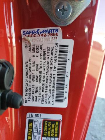 Photo 10 from auction – 2013 HONDA CIVIC SI with VIN 2HGFG4A58DH704473