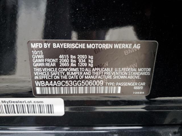 Photo 10 from auction – 2016 BMW 428 I GRAN with VIN WBA4A9C53GG506009