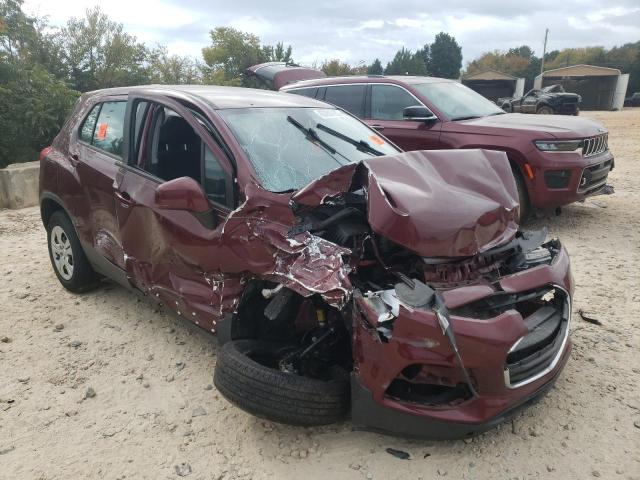 CHEVROLET TRAX LS 2017 with VIN 3GNCJKSBXHL214178 - Photo from auction