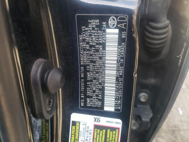 Photo 10 from auction – 2015 TOYOTA COROLLA L with VIN 2T1BURHE0FC396446