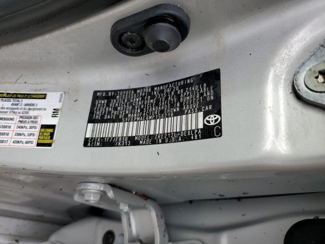 Photo 10 from auction – 2021 TOYOTA COROLLA LE with VIN 5YFEPMAE6MP156218