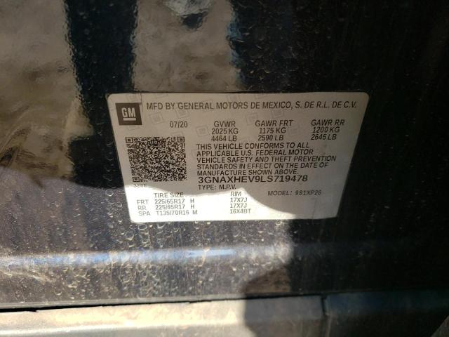 Photo 10 from auction – 2020 CHEVROLET EQUINOX LS with VIN 3GNAXHEV9LS719478