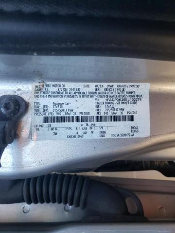 Photo 10 from auction – 2014 FORD FOCUS SE with VIN 1FADP3K20EL102276