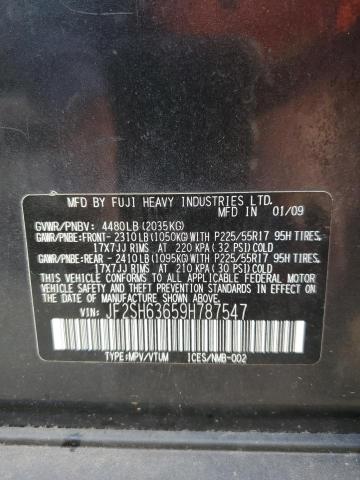 Photo 10 from auction – 2009 SUBARU FORESTER 2 with VIN JF2SH63659H787547