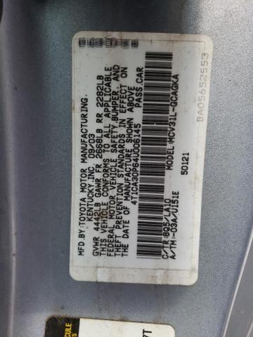 Photo 10 from auction – 2004 TOYOTA CAMRY SOLA with VIN 4T1CA30P64U006145