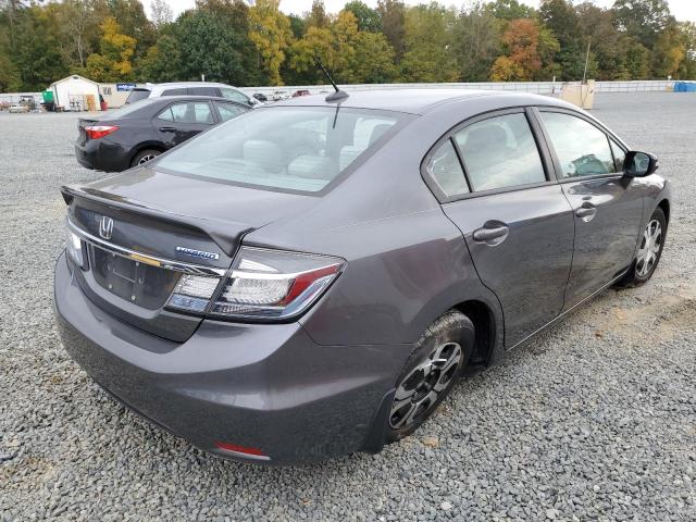 Photo 4 from auction – 2013 HONDA CIVIC HYBR with VIN 19XFB4F23DE000382