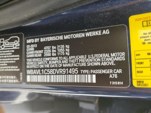 Photo 10 from auction – 2013 BMW X1 XDRIVE2 with VIN WBAVL1C58DVR91495