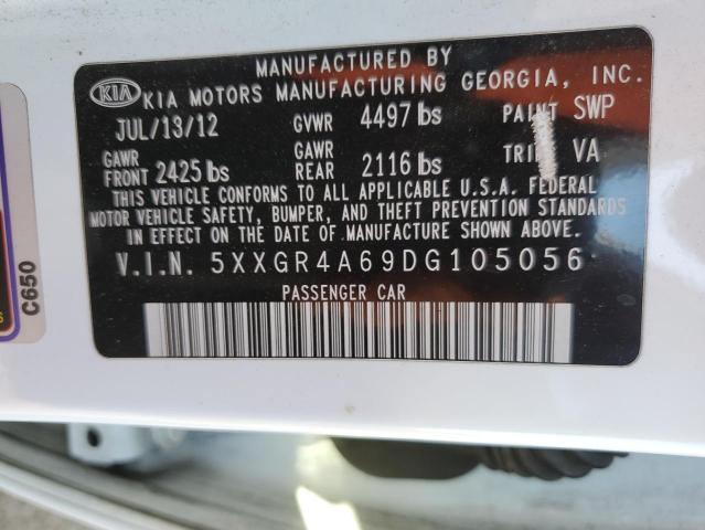 Photo 10 from auction – 2013 KIA OPTIMA SX with VIN 5XXGR4A69DG105056