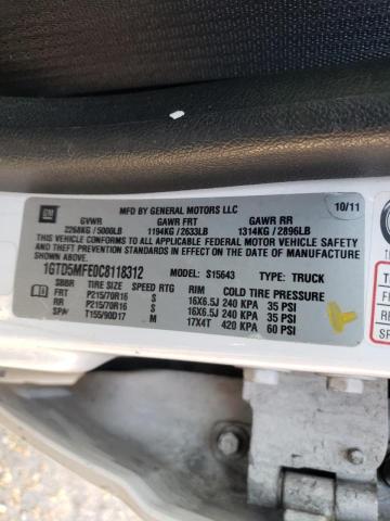 Photo 10 from auction – 2012 GMC CANYON SLE with VIN 1GTD5MFE0C8118312