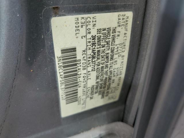 Photo 10 from auction – 2011 NISSAN VERSA S with VIN 3N1BC1AP5BL377112