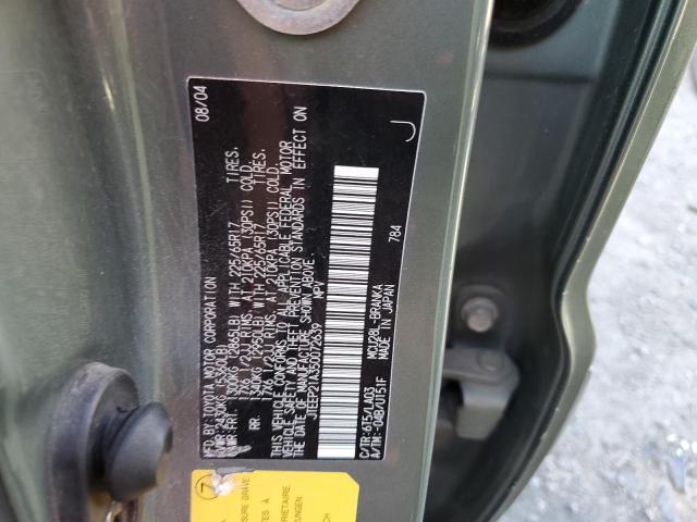 Photo 10 from auction – 2005 TOYOTA HIGHLANDER with VIN JTEEP21A350072639