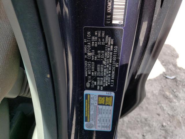 Photo 10 from auction – 2015 KIA SEDONA EX with VIN KNDMC5C12F6051953