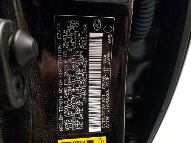 Photo 10 from auction – 2014 LEXUS ES 350 with VIN JTHBK1GG8E2144627