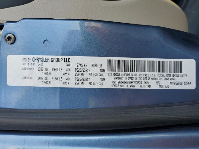 Photo 10 from auction – 2011 CHRYSLER TOWN & COU with VIN 2A4RR8DG0BR773024