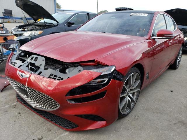 Photo 2 from auction – 2022 GENESIS G70 BASE with VIN KMTG34TA2NU101530