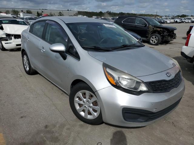 KIA RIO LX 2014 with VIN KNADM4A37E6355819 - Photo from auction