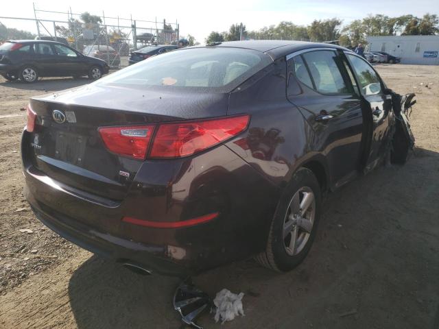 Photo 4 from auction – 2014 KIA OPTIMA LX with VIN 5XXGM4A76EG312643