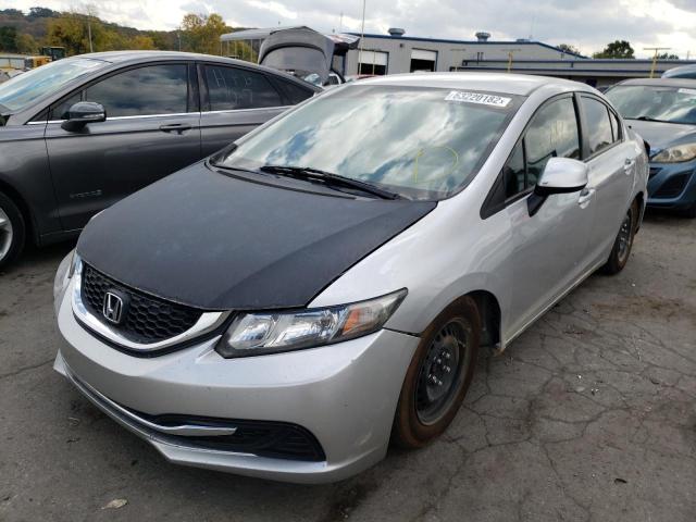 Photo 2 from auction – 2013 HONDA CIVIC LX with VIN 19XFB2F51DE060837