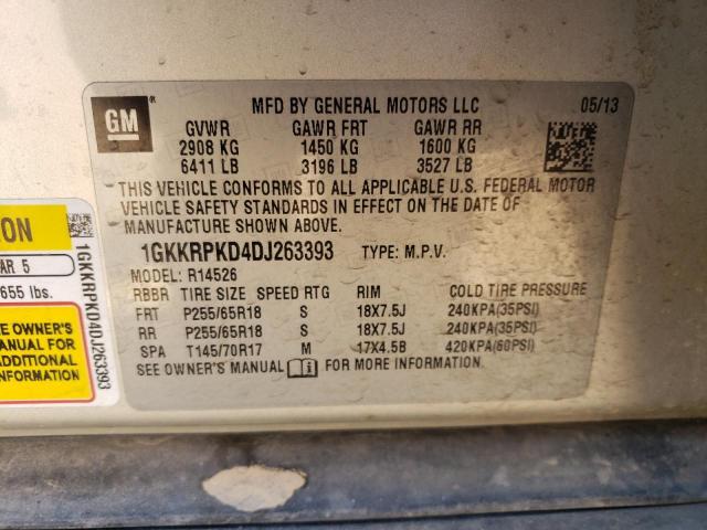 Photo 10 from auction – 2013 GMC ACADIA SLE with VIN 1GKKRPKD4DJ263393
