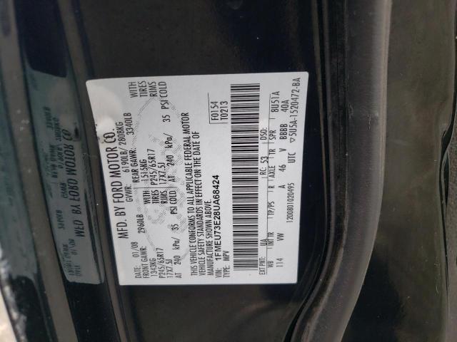 Photo 10 from auction – 2008 FORD EXPLORER X with VIN 1FMEU73E28UA68424