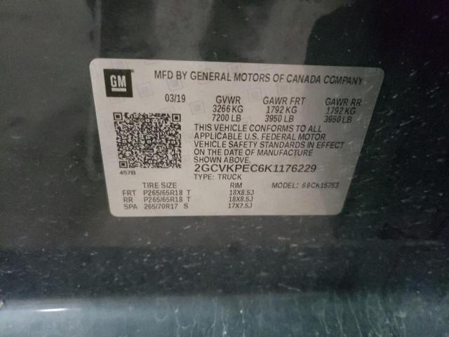 Photo 10 from auction – 2019 CHEVROLET SILVERADO with VIN 2GCVKPEC6K1176229