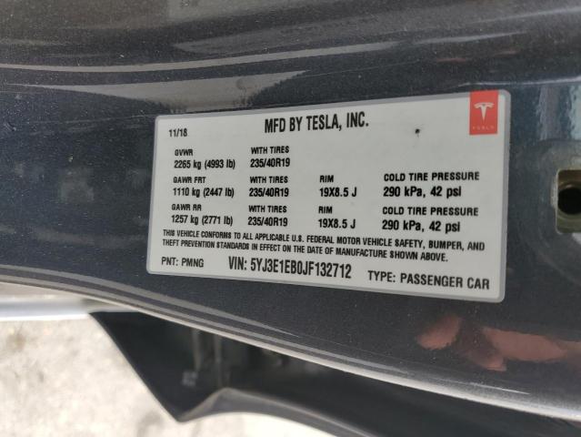 Photo 10 from auction – 2018 TESLA MODEL 3 with VIN 5YJ3E1EB0JF132712
