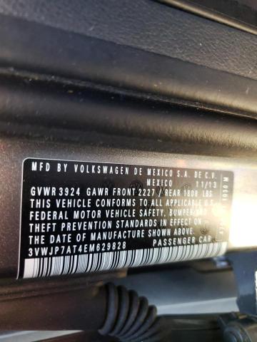 Photo 10 from auction – 2014 VOLKSWAGEN BEETLE with VIN 3VWJP7AT4EM629828