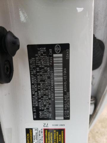 Photo 10 from auction – 2010 TOYOTA CAMRY BASE with VIN 4T4BF3EK4AR012425