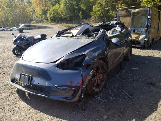 Photo 2 from auction – 2021 TESLA MODEL Y with VIN 5YJYGDEE5MF118725