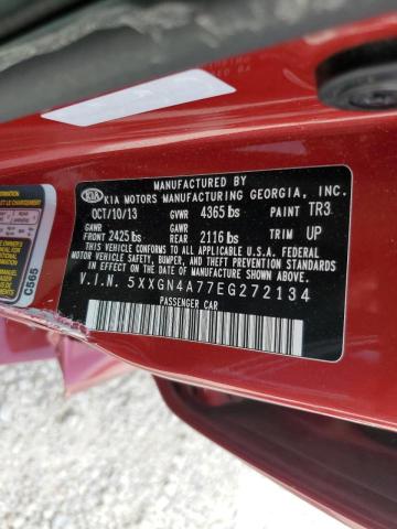 Photo 10 from auction – 2014 KIA OPTIMA EX with VIN 5XXGN4A77EG272134