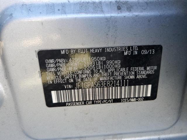Photo 10 from auction – 2014 SUBARU IMPREZA SP with VIN JF1GPAS63E8214111