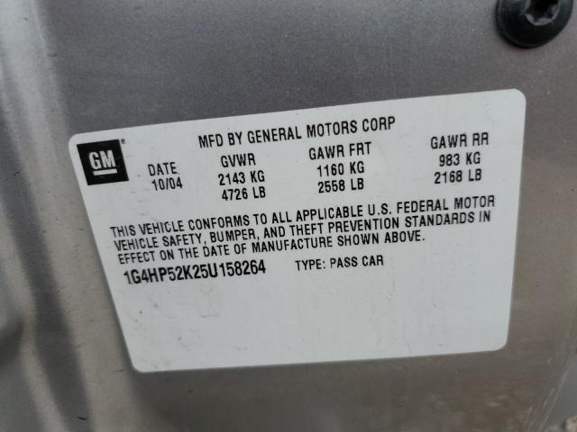 Photo 10 from auction – 2005 BUICK LESABRE CU with VIN 1G4HP52K25U158264