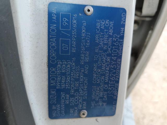 Photo 10 from auction – 2000 SUZUKI GRAND VITA with VIN JS3TE62V3Y4101632