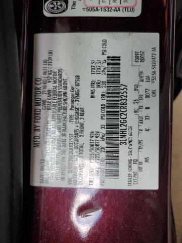 Photo 10 from auction – 2012 LINCOLN MKZ with VIN 3LNHL2GC2CR832557