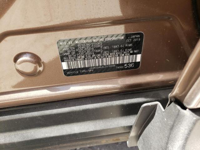 Photo 10 from auction – 2020 MITSUBISHI ECLIPSE CR with VIN JA4AS5AA3LZ018344