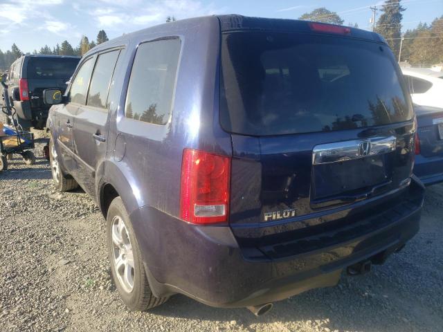 Photo 3 from auction – 2013 HONDA PILOT EXL with VIN 5FNYF4H53DB018105