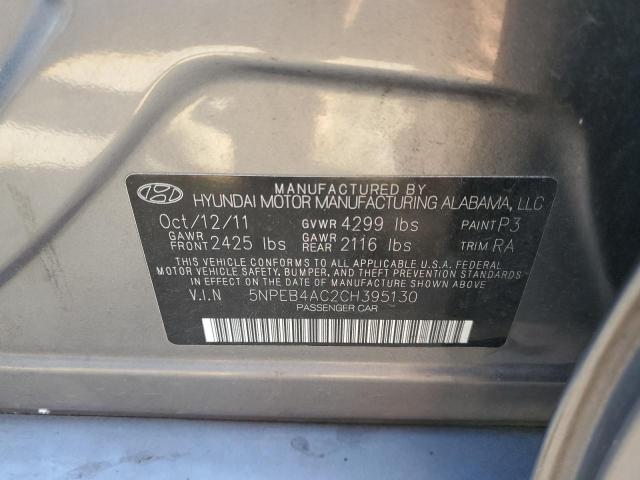 Photo 10 from auction – 2012 HYUNDAI SONATA GLS with VIN 5NPEB4AC2CH395130