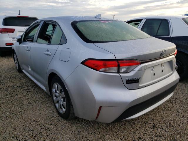 Photo 3 from auction – 2021 TOYOTA COROLLA LE with VIN JTDEPMAE0MJ118441