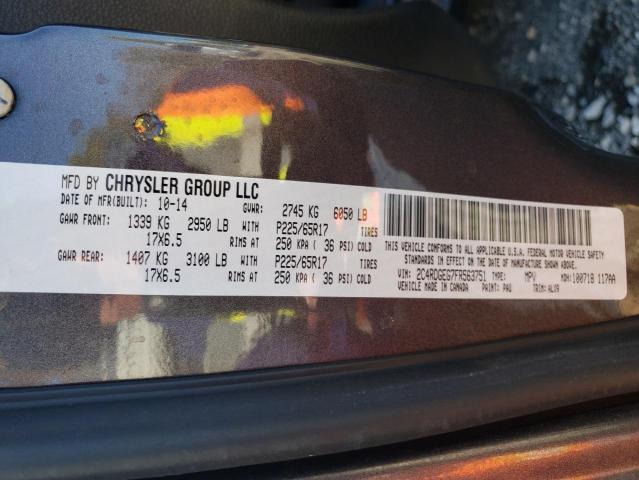 Photo 10 from auction – 2015 DODGE GRAND CARA with VIN 2C4RDGEG7FR563751