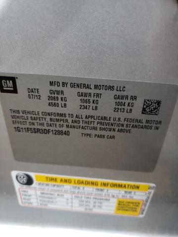 Photo 10 from auction – 2013 CHEVROLET MALIBU 2LT with VIN 1G11F5SR3DF128840