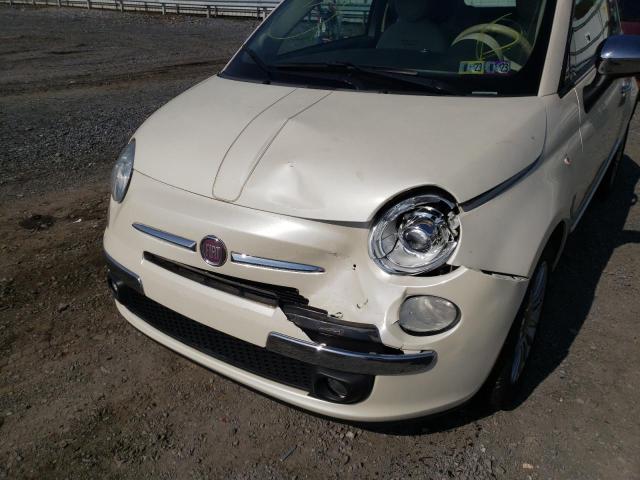 Photo 9 from auction – 2012 FIAT 500 LOUNGE with VIN 3C3CFFER4CT370501