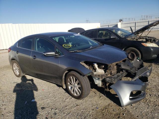 KIA FORTE EX 2014 with VIN KNAFX4A86E5234135 - Photo from auction
